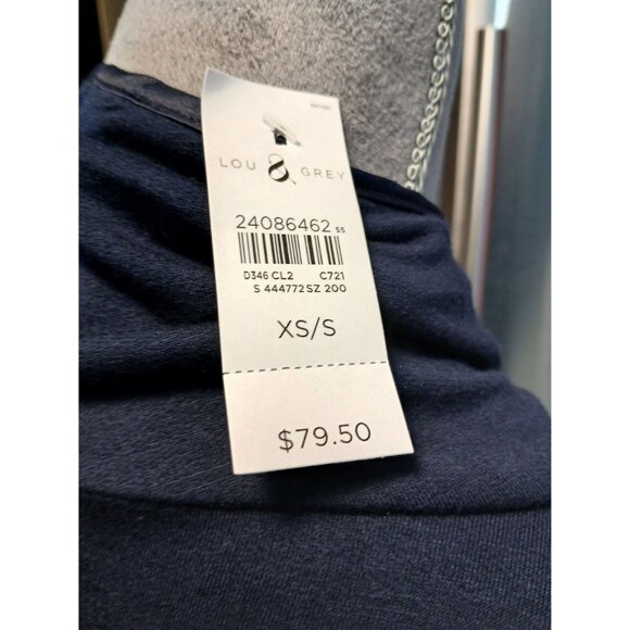 Lou & Grey Mock Neck Poncho Cape Shawl Womens XS/S Corpcore Chic Elegant Soft - Picture 7 of 8